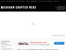 Tablet Screenshot of michiganncrs.org